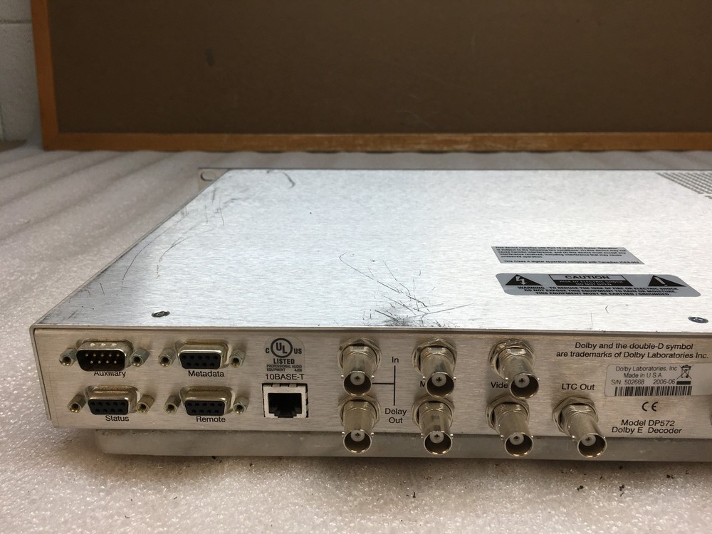 Dolby DP572 professional Dolby E Decoder Multichannel Audio Distribution System