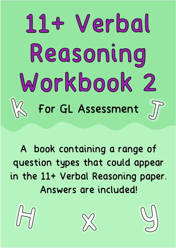 Eleven Plus (11+) Verbal Reasoning Workbook 2 for GL Assessment
