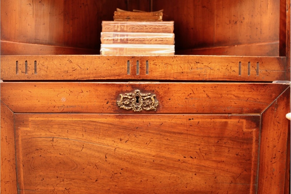 Antique Tall Corner Secretary Desk