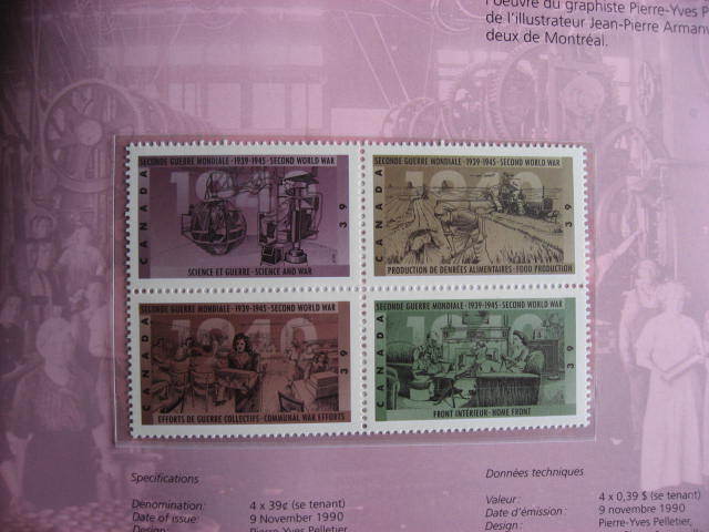 Canada Post official 1990 annual souvenir collection!