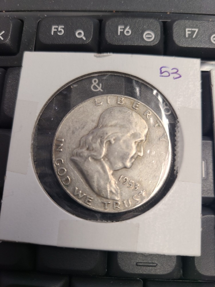 1953 D Franklin Half Dollar 90% Silver