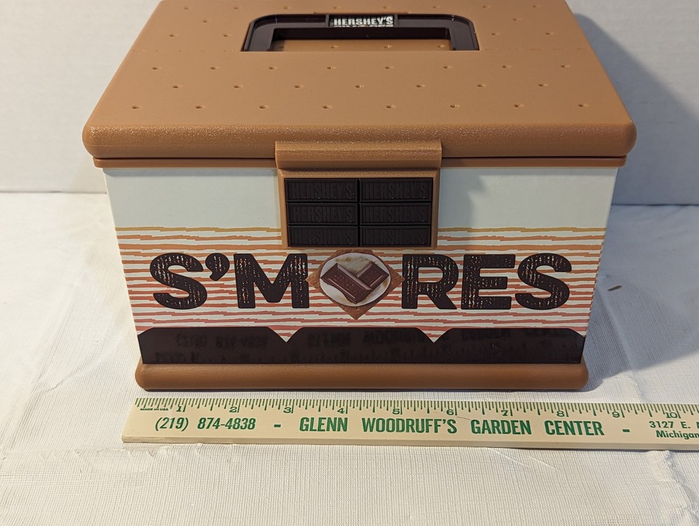 Hershey's S'mores Organizer Case For Graham Crackers, Marshmallows Hershey Bars.