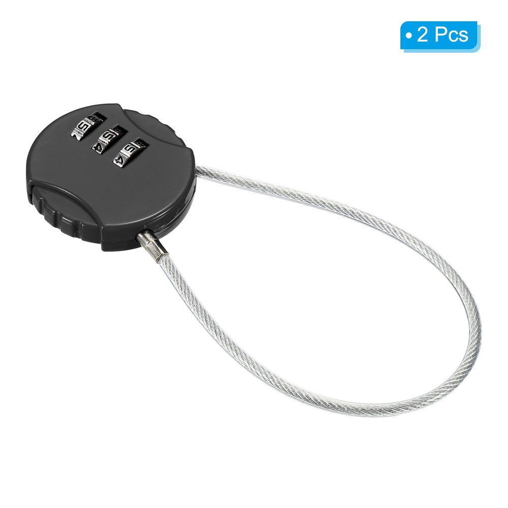 2PCS 7.8" Black Small Combination Lock DIY