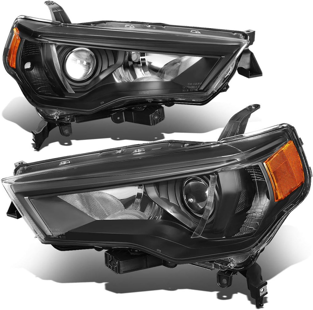 Projector Headlights Assembly Headlamps Replacement Compatible with Toyota 4Runn