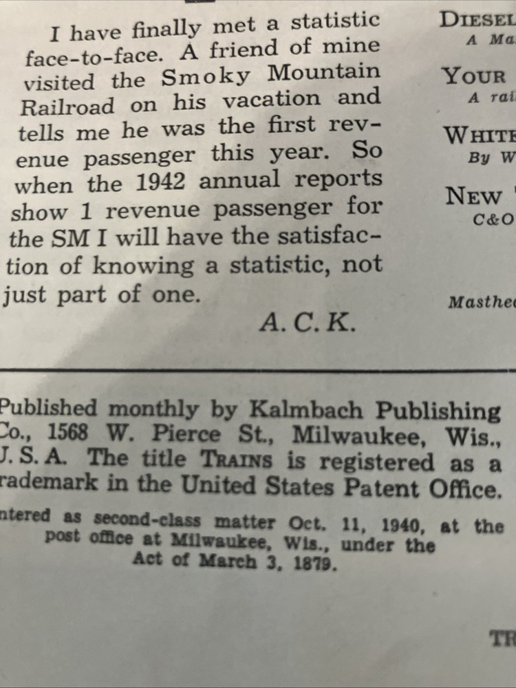 Trains For September By Kalmbach Publishing Co.