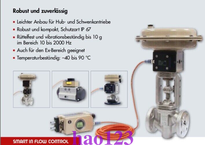 Samson 3730-3 LCD Positioner / Stellungsregler + External position sensor