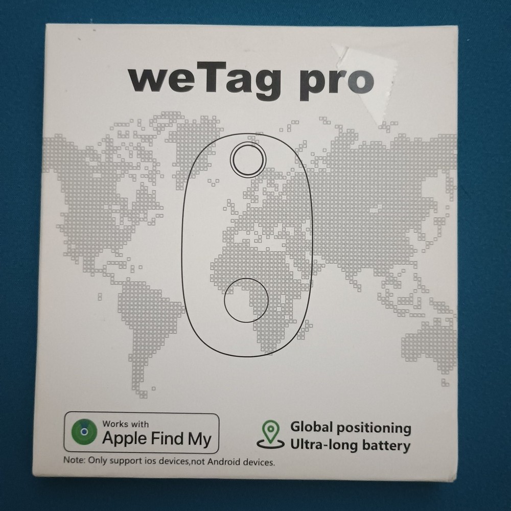WeTag Pro 4 Pack Black Air Tags