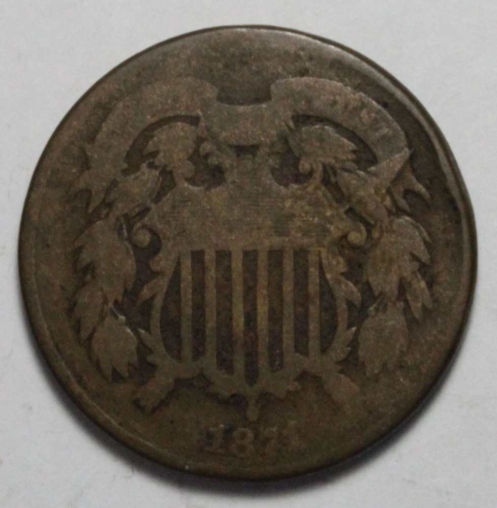 1871 2 Cent LW63