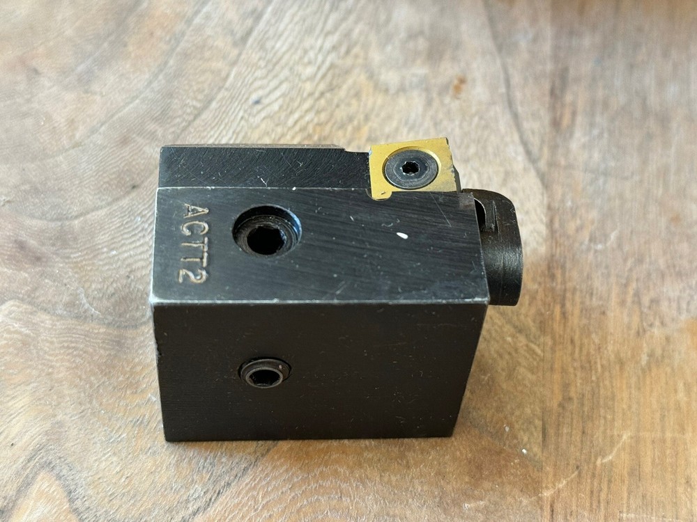 ACCU-SET Roller Backrest Turning Tool ACTT Style With Rectangular Carbide Insert