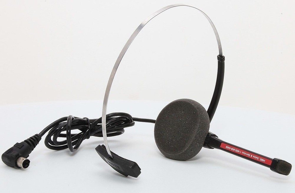 NEW HME HS12 Headset For COM6000 COM6100 Wireless Drive Thru Intercom Beltpacks