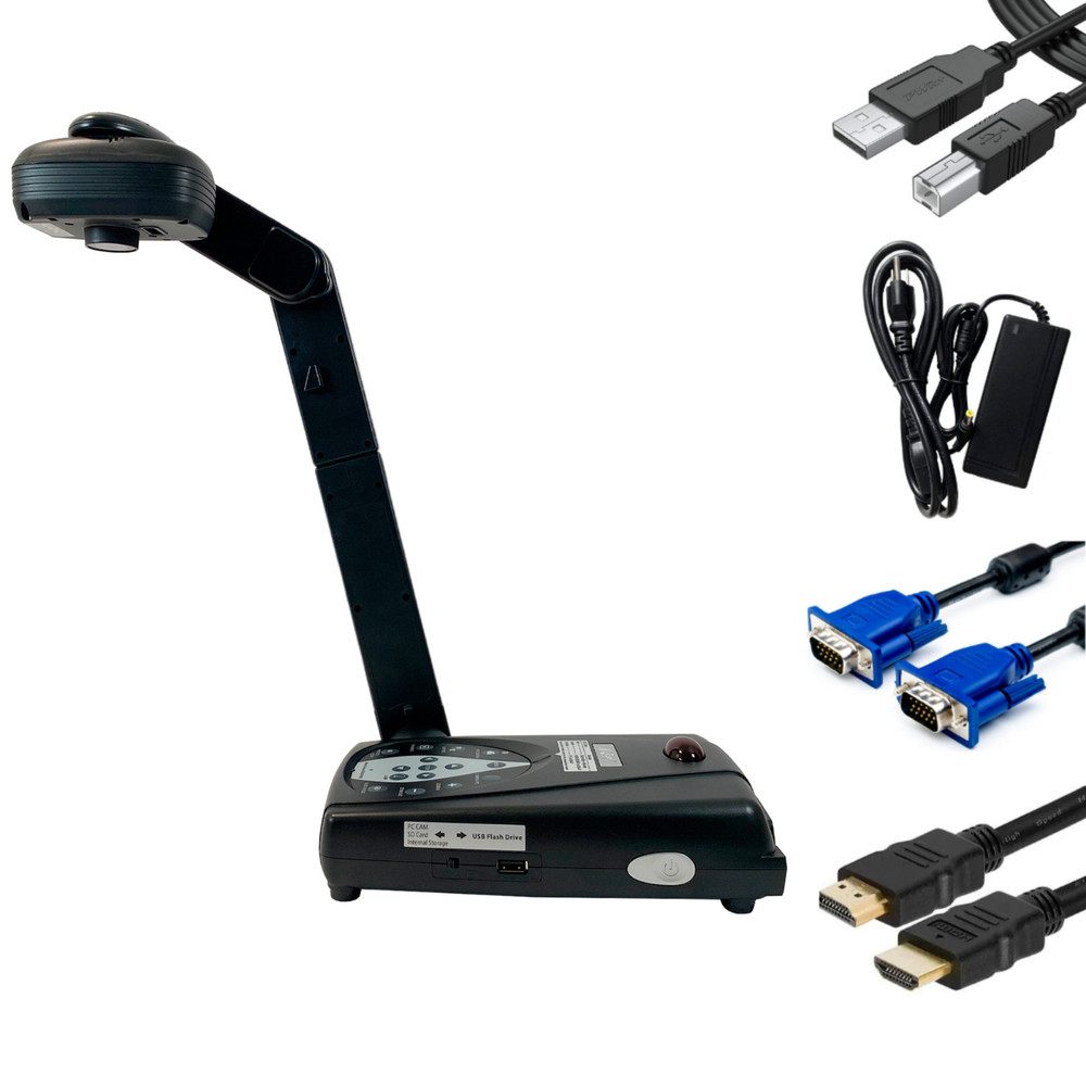 Aver AverVision 300AFHD 30FPS 5MP Document Camera Visual Presenter w/Bundle