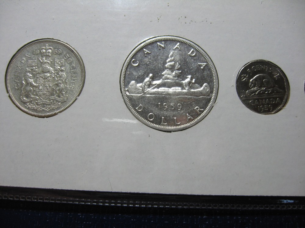 1959 Canada coin set