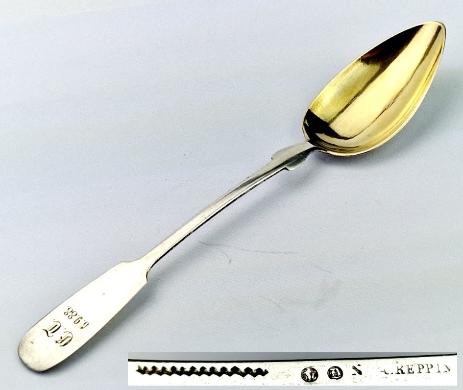 Spoon Silver Gilded Circa 1888 R1448