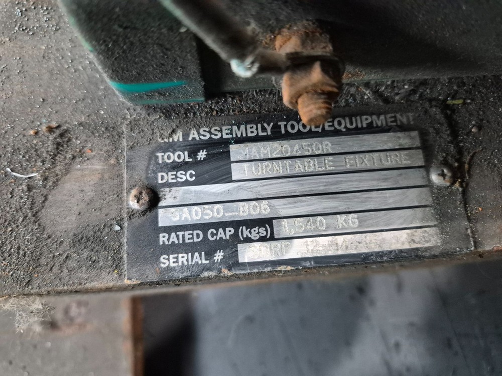 WEISS CR700CAA Heavy-Duty Rotary Indexing Table USED