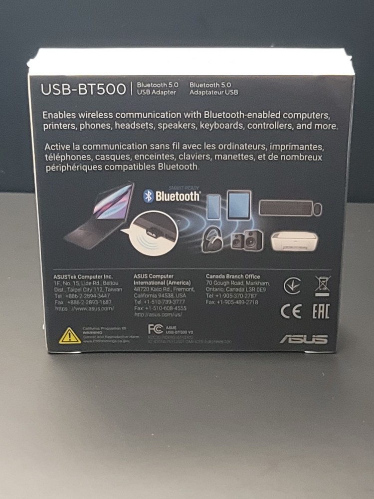 ASUS USB-BT500 Bluetooth 5.0 Adapter - Black