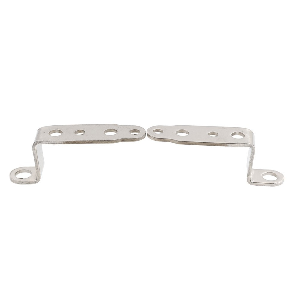 2x Silver Mounting Bracket Fog Driving Light Bracket Headlight Support Holder