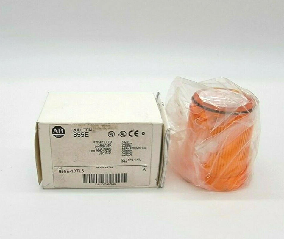 Allen-Bradley 855E-10TL5 Amber Stack Light