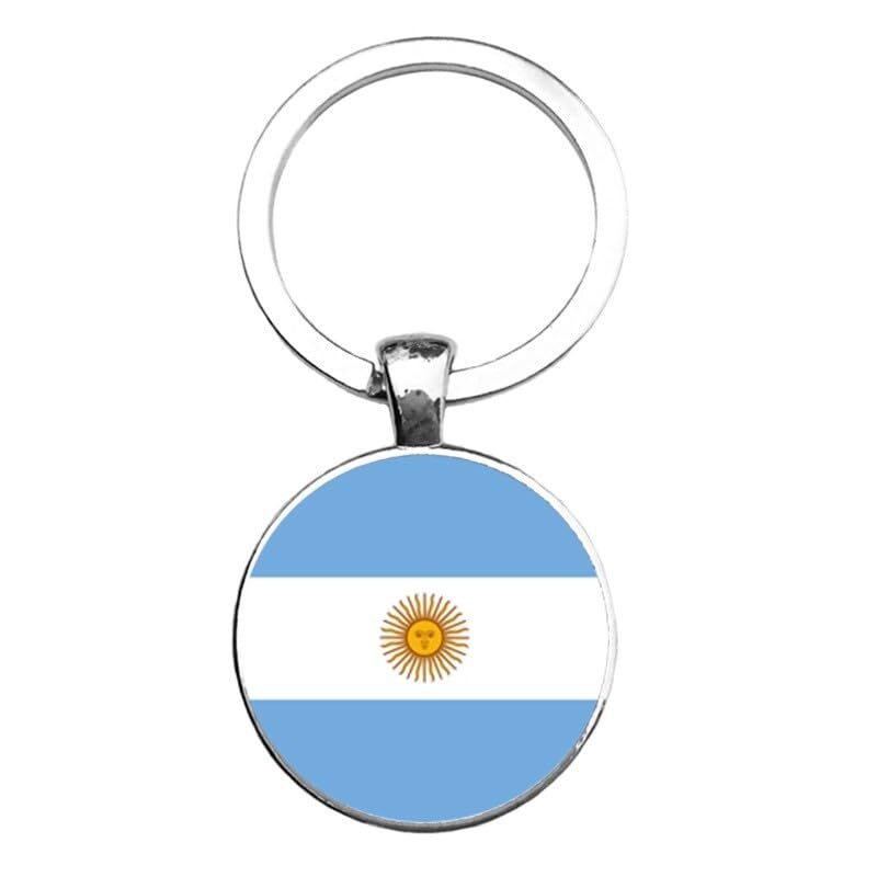 Art Attack Argentinian Flag Keychain