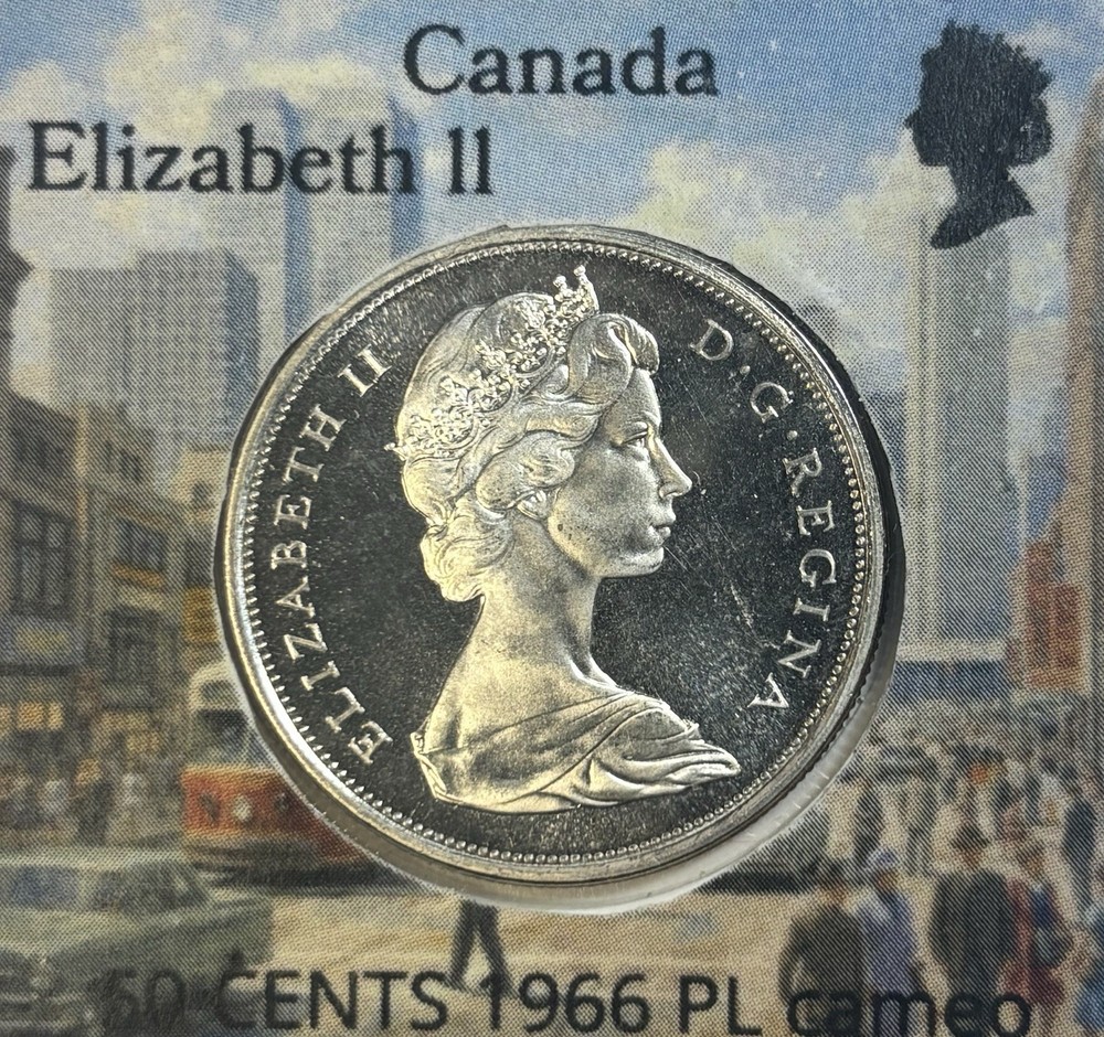 50 Cents Canada UNC 1966 Proof Like Silver