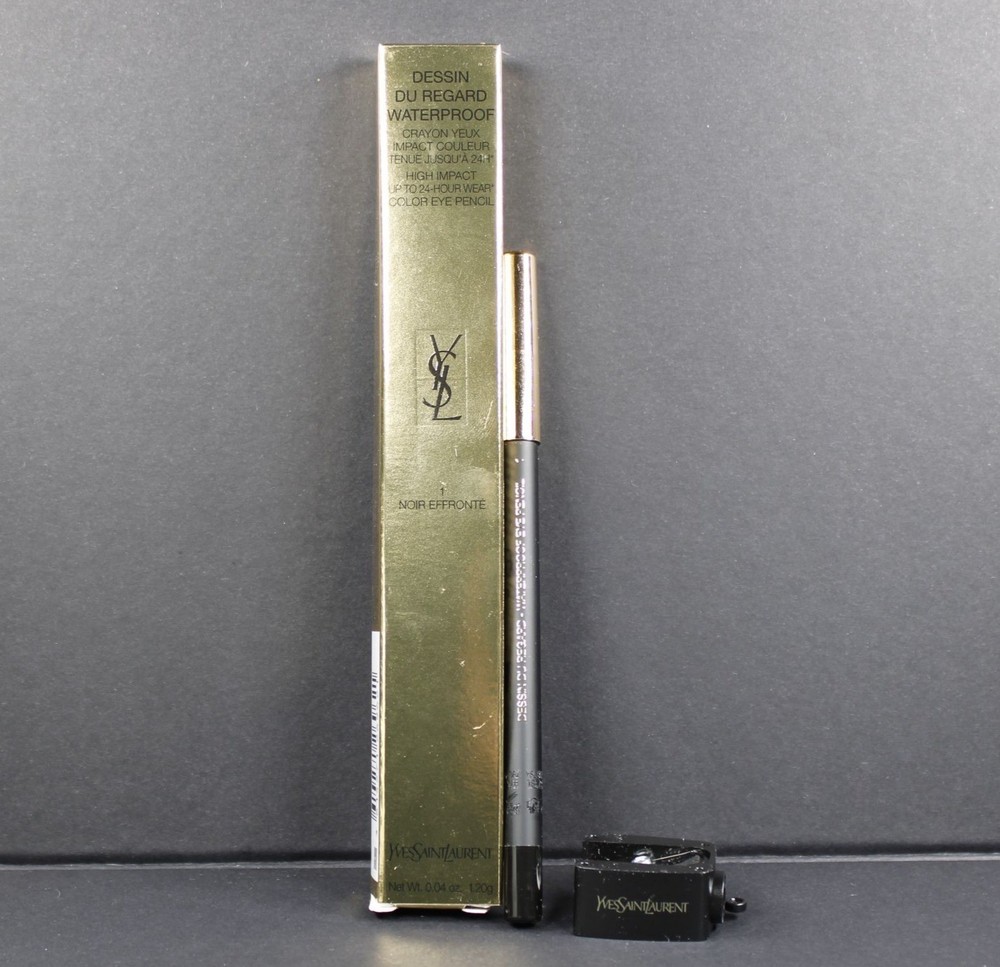 Yves Saint Laurent Black Waterproof Eye Pencil Includes Sharpener