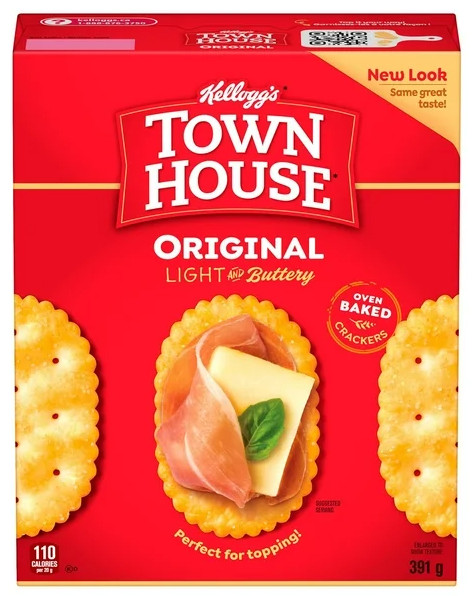 Kellogg's Town House Original Cracker, 391g (3 Pack)