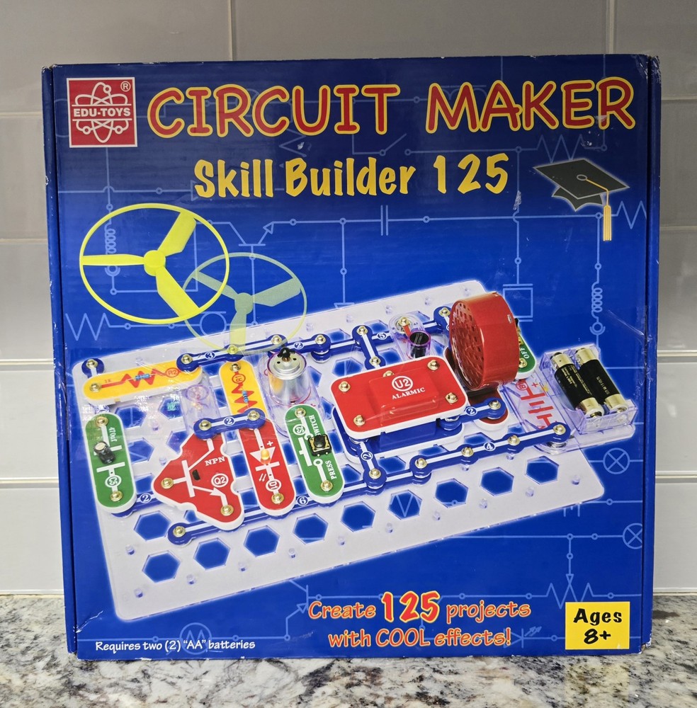 Edu-Toys Circuit Maker, 125 Electronics Projects - Elenco Snap Circuits, STEM