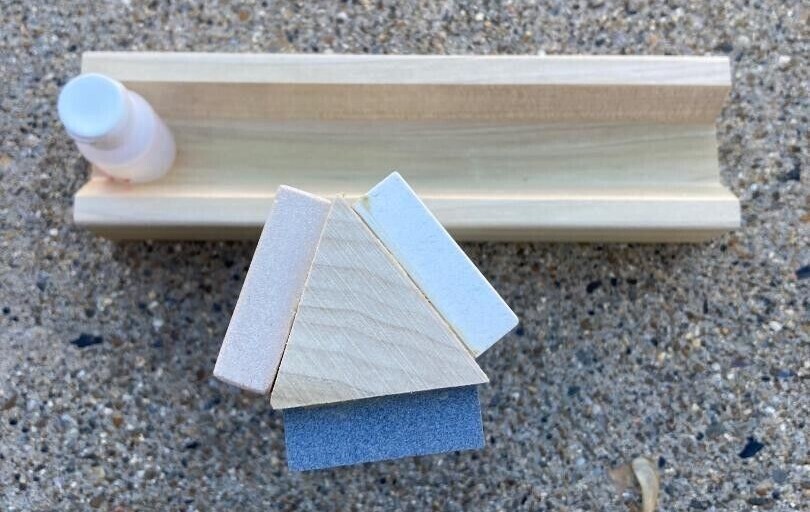 Tri 8 Arkansas Knife Sharpening Stone Kit -NEW