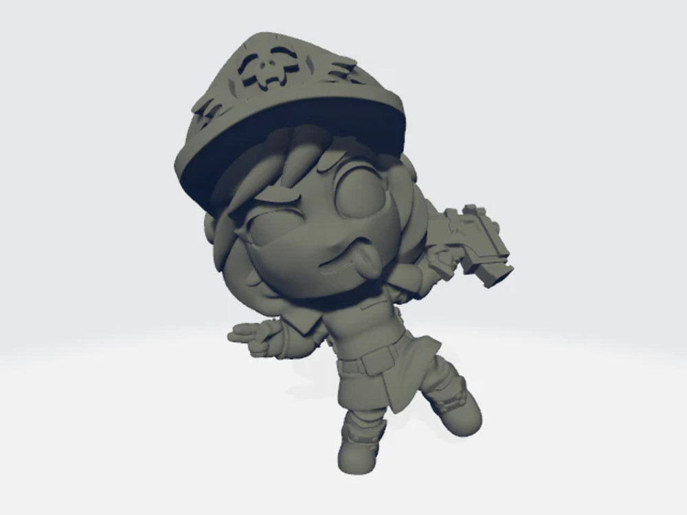 Chibi SoC - Commissar Cosplay Guard