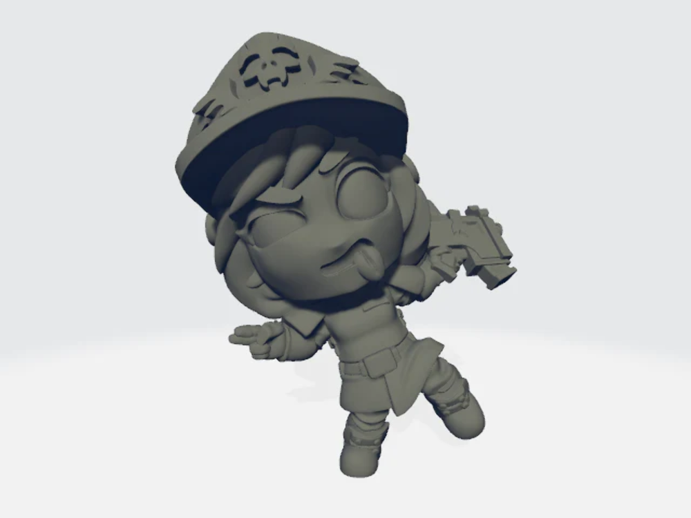 Chibi SoC - Commissar Cosplay Guard