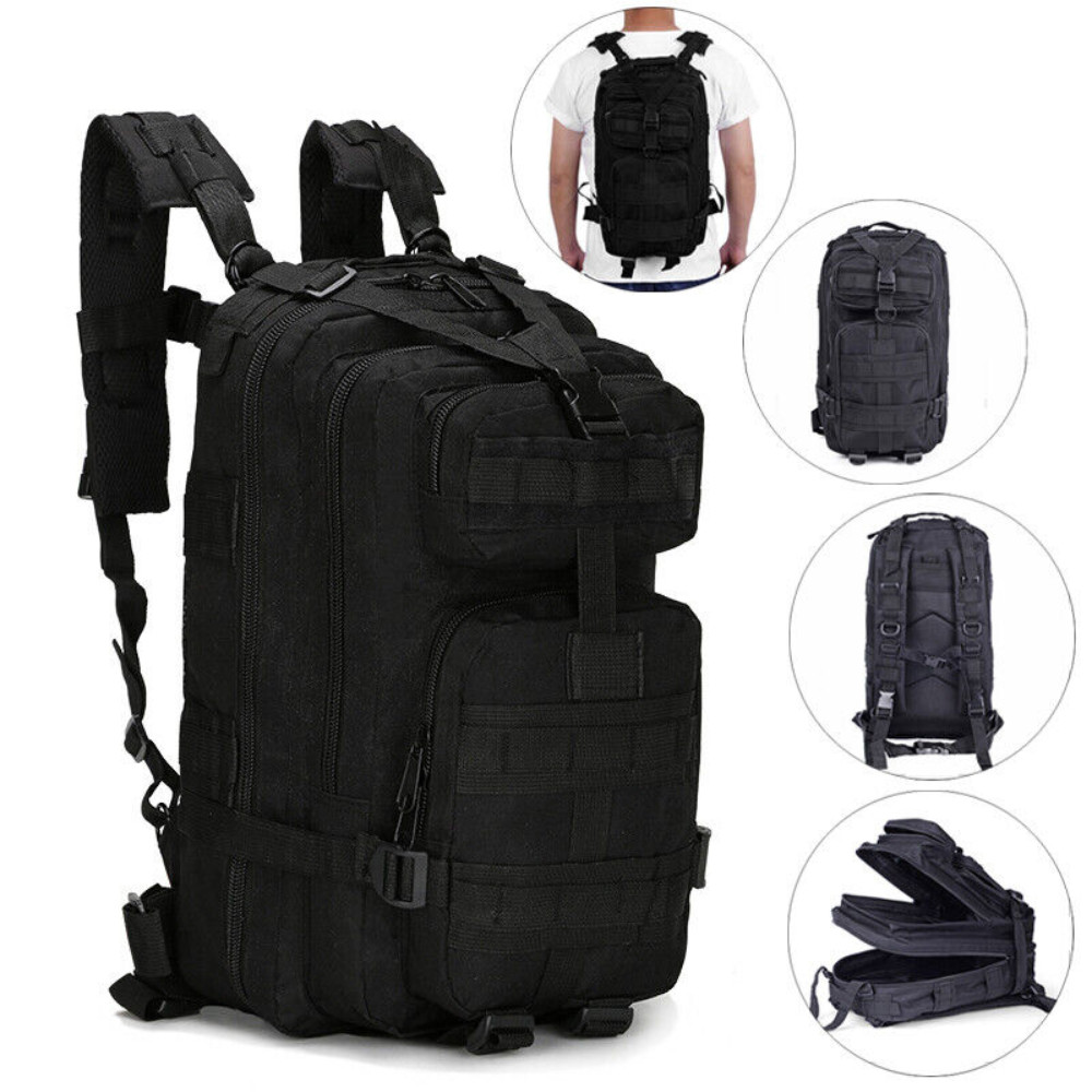 Molle Assault Pack Military Tactical Army Backpack Bug Out Bag Rucksack Daypack