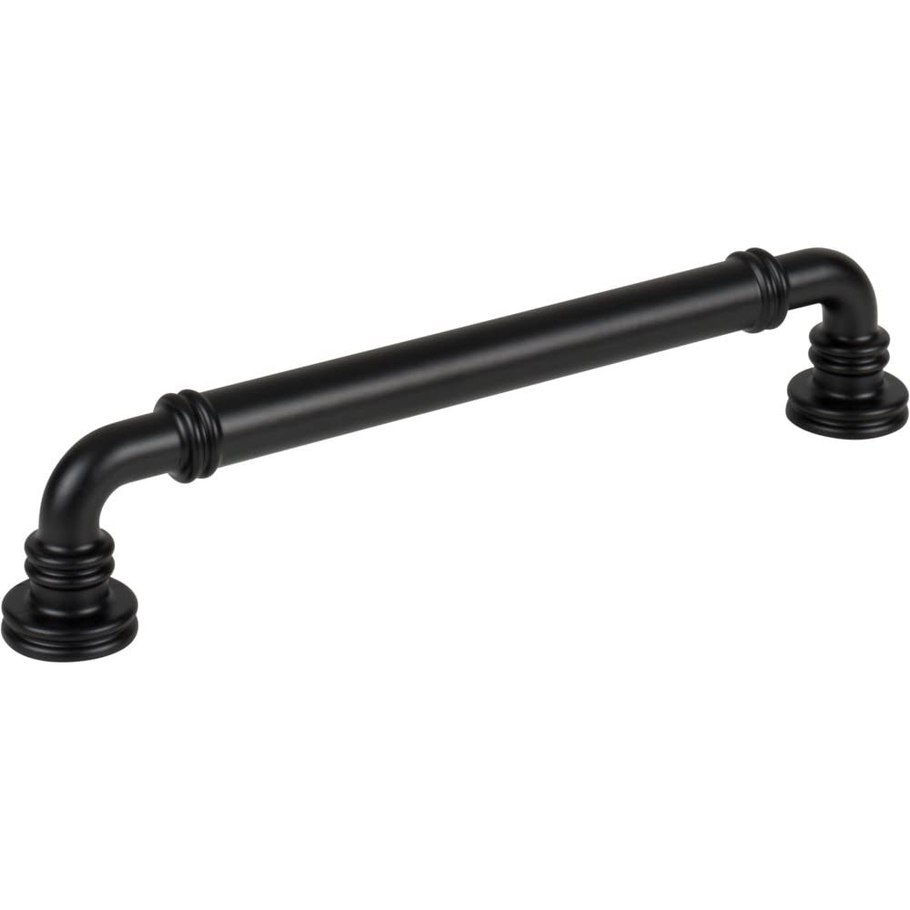 Top Knobs TK3143BLK Cranford Pull 6 5/16" (c-c) Flat Black