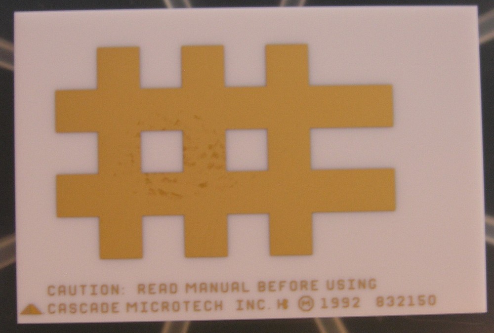 Cascade Microtech Standard Impedance Contact Substrate P/N 005-018