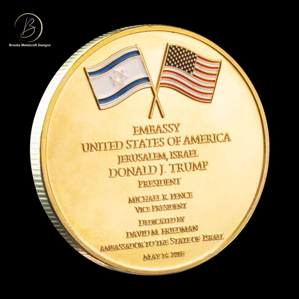 US Embassy Jerusalem Israel Challenge Coin