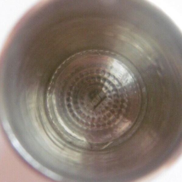 SOLID SILVER & ENAMEL CHARLES & DIANA 1981 WEDDING THIMBLE