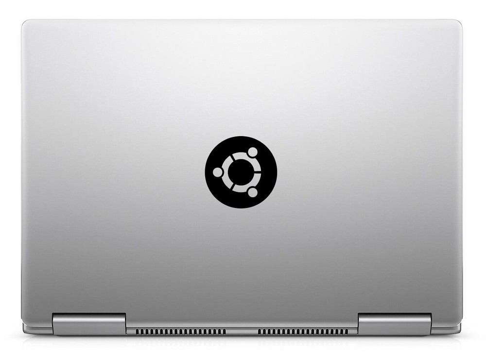 Ubuntu Linux Desktop Laptop Decal in Multiple Colors and Sizes