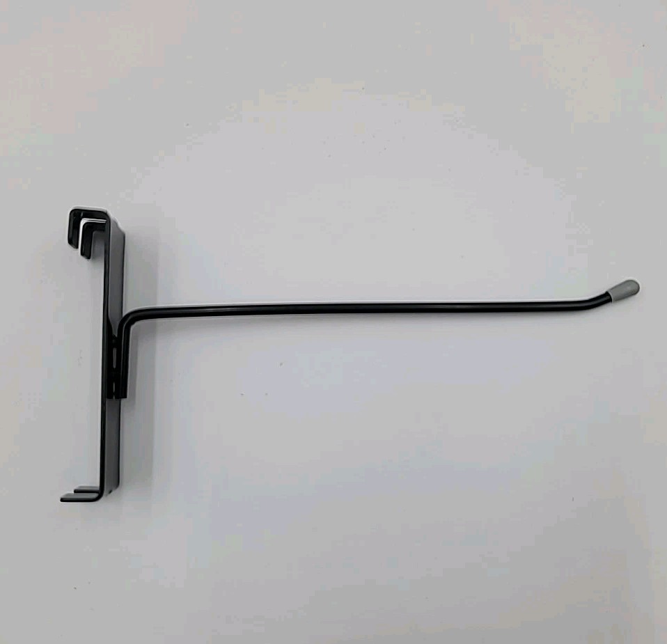 56- 6" Gridwall Hooks Black Hooks For Grid Panel Displays Rubber Tip End