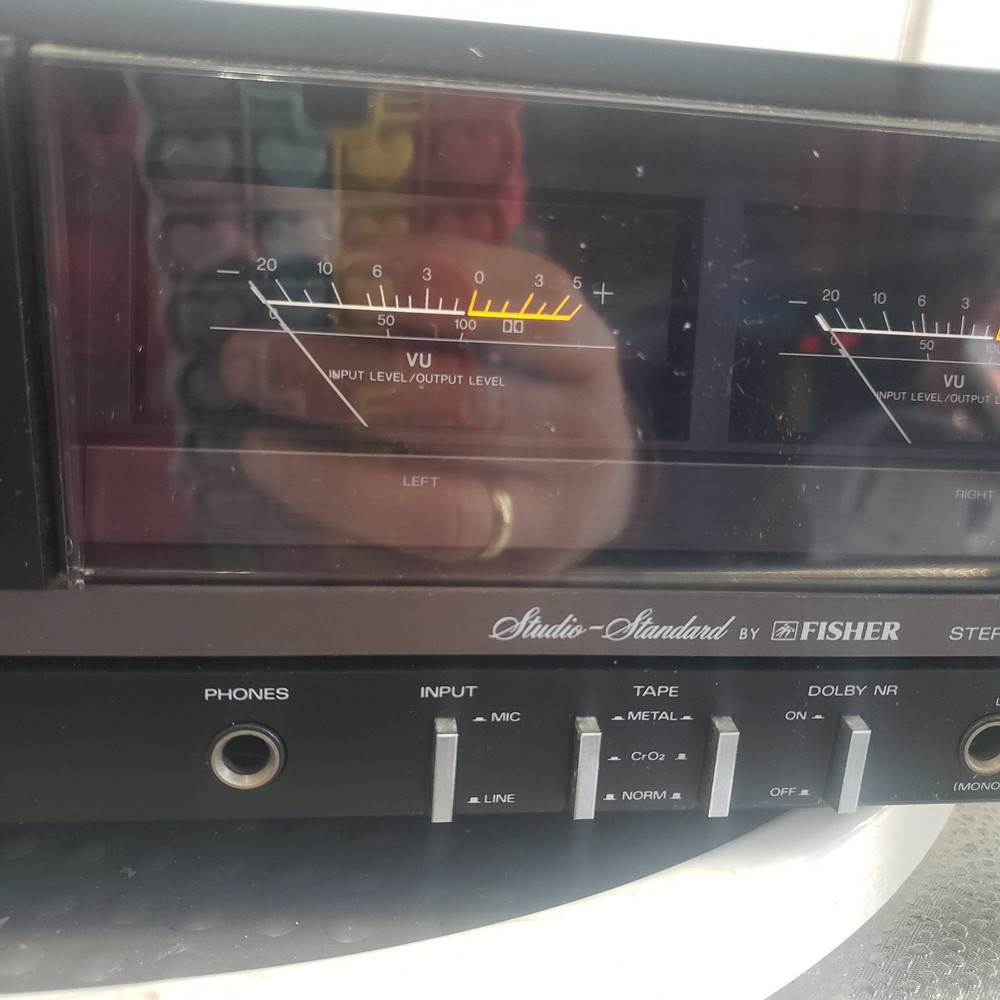 Fisher Studio Standard Stereo Cassette Deck Recorder Player Model CR-125 -Tested