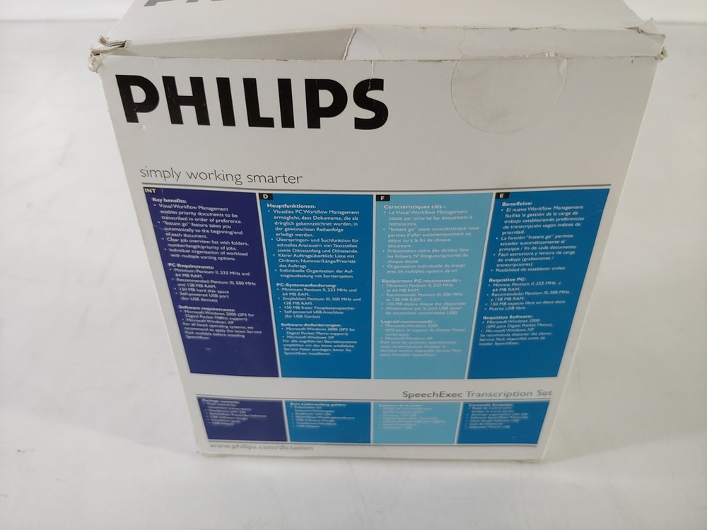 Philips 7177/00 Speech Exec Transcription Set
