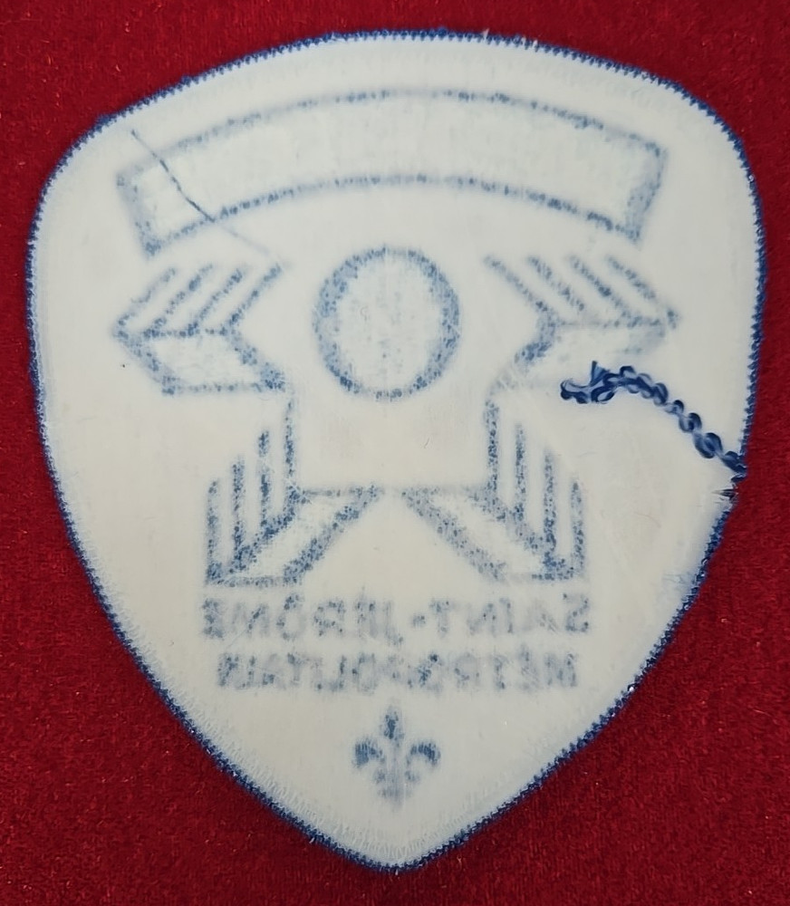 SAINT JEROME CANADA METROPOLITAN POLICE PATCH