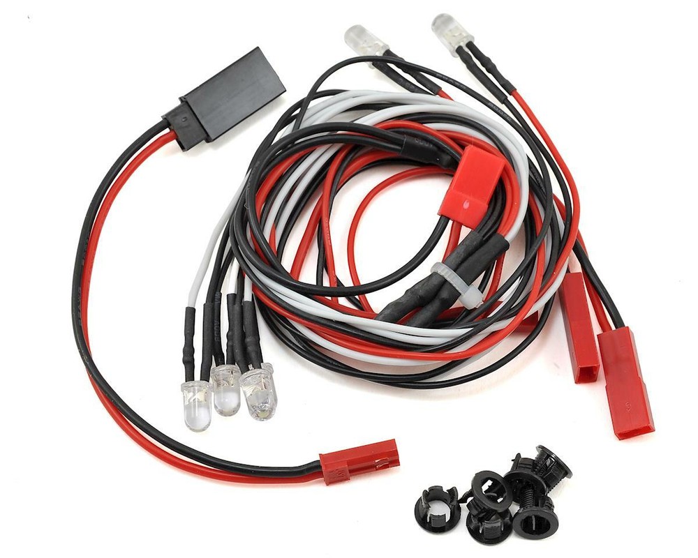 Yeah Racing Ultra Bright LED Light Kit w/Light Holders [YEA-LK-0001WT]