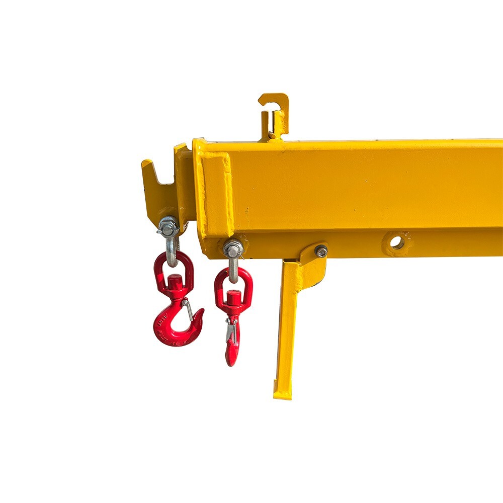4400lbs Adjustable Forklift Mobile Crane, Lifting Forklift Extension Attachments