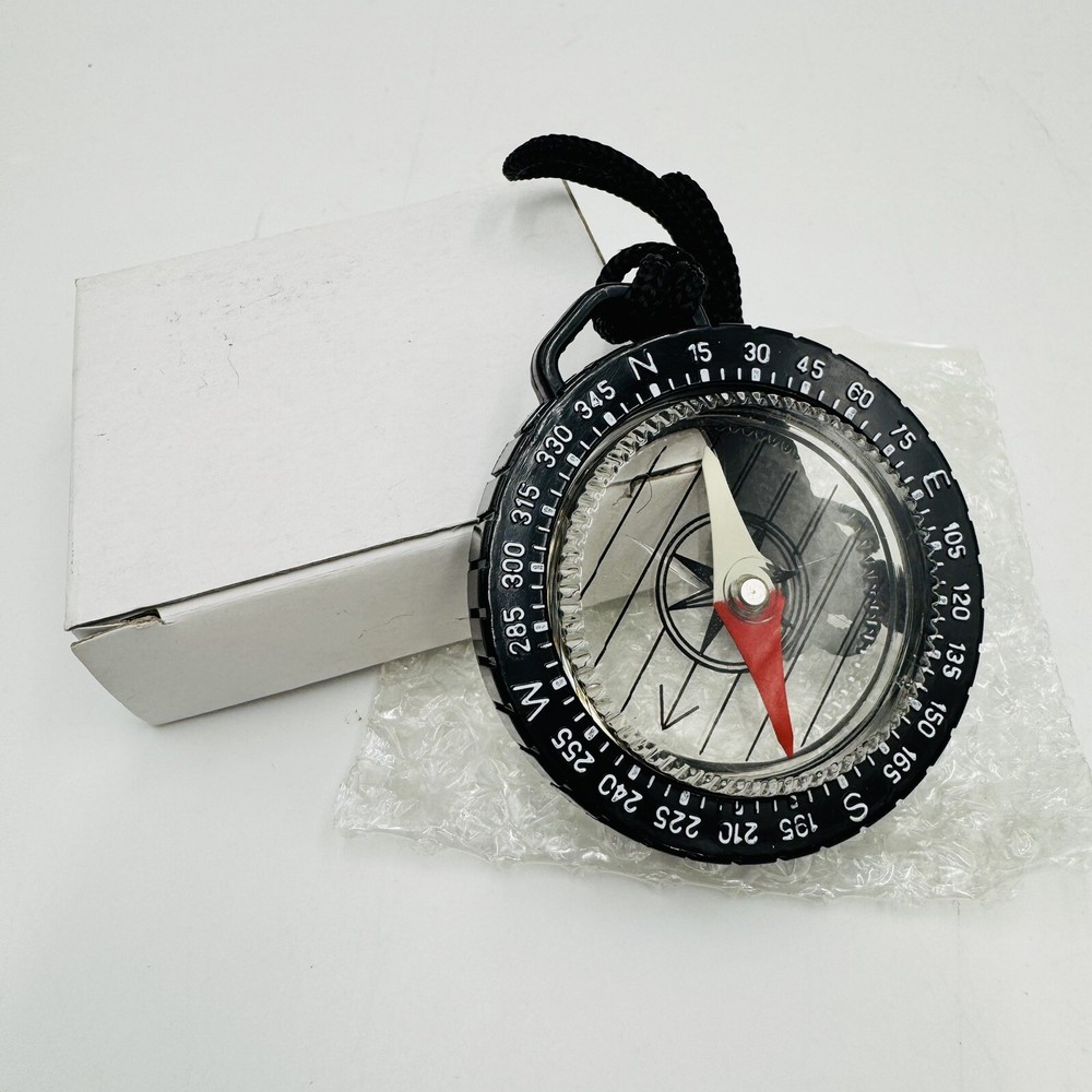 Compass Liquid Filled See-Through Capsule 2" Graduated in 5° Increments Lanyard