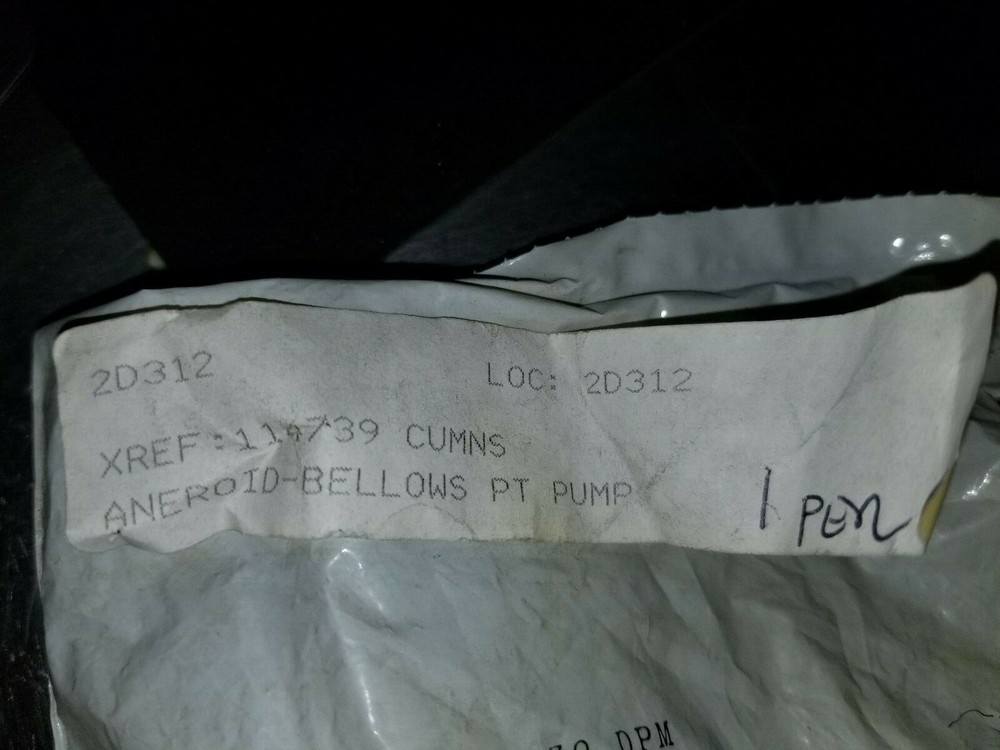 CUMMINS GENUINE PARTS DIAPHRAGM PART # 114739