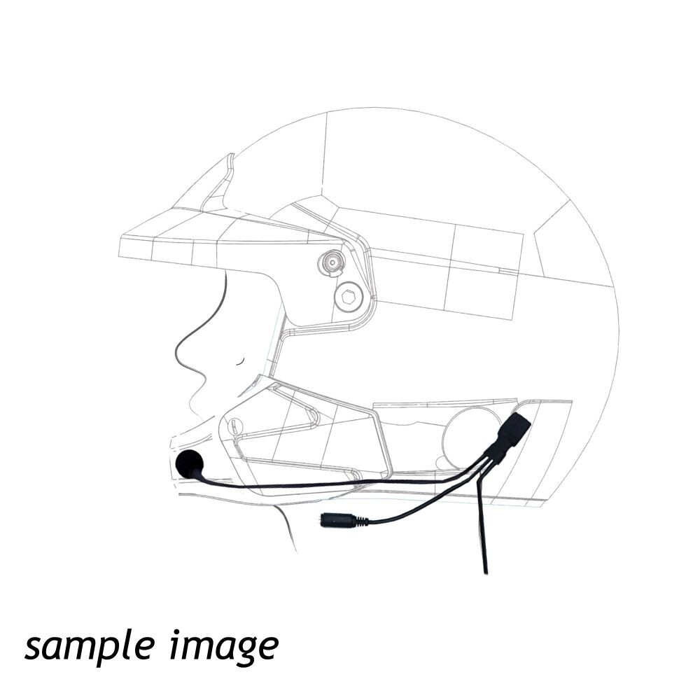 ZeroNoise racing intercom kit for open helmet Connector RCA