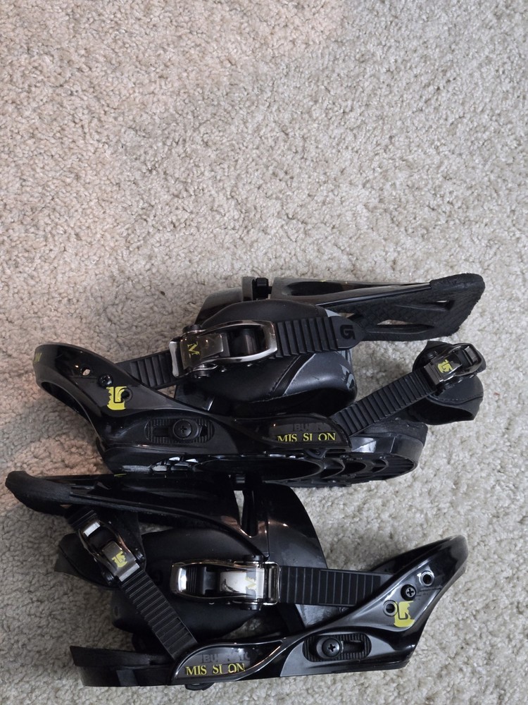 Burton Mission Snowboard Bindings Size Small