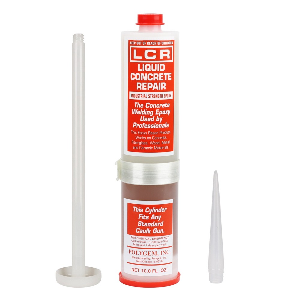 Polygem Injection Epoxy, Stops Leaks Restores Structures, 10 Oz - Open Box