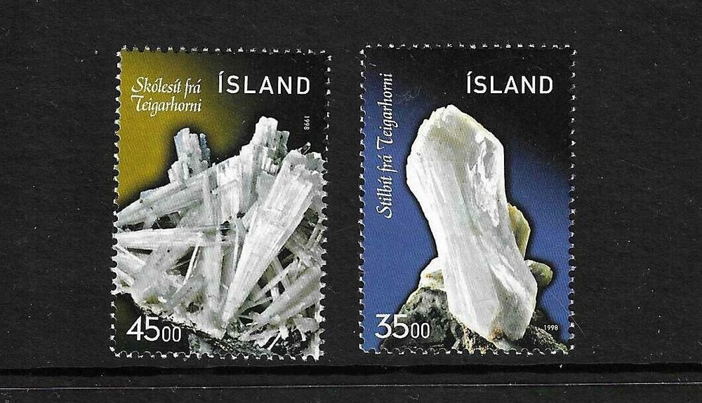 Iceland SC # 893-894 Minerals . MNH