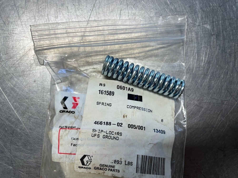 161589  OEM Graco  COMPRESSION SPRING  for Graco Pumps & Sprayers