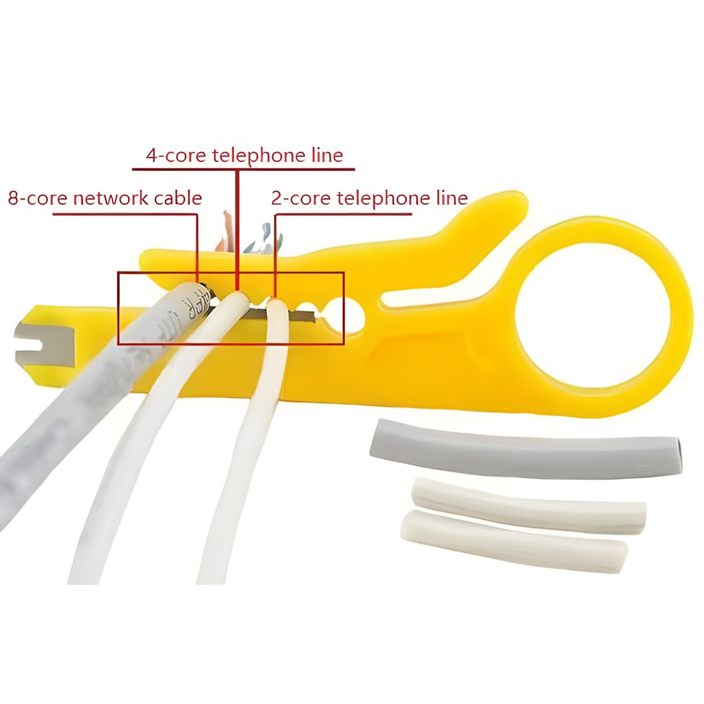 RJ45 Ethernet Network CAT5/5E/6 Cable Tester Crimper Stripper Cutter Tool Set