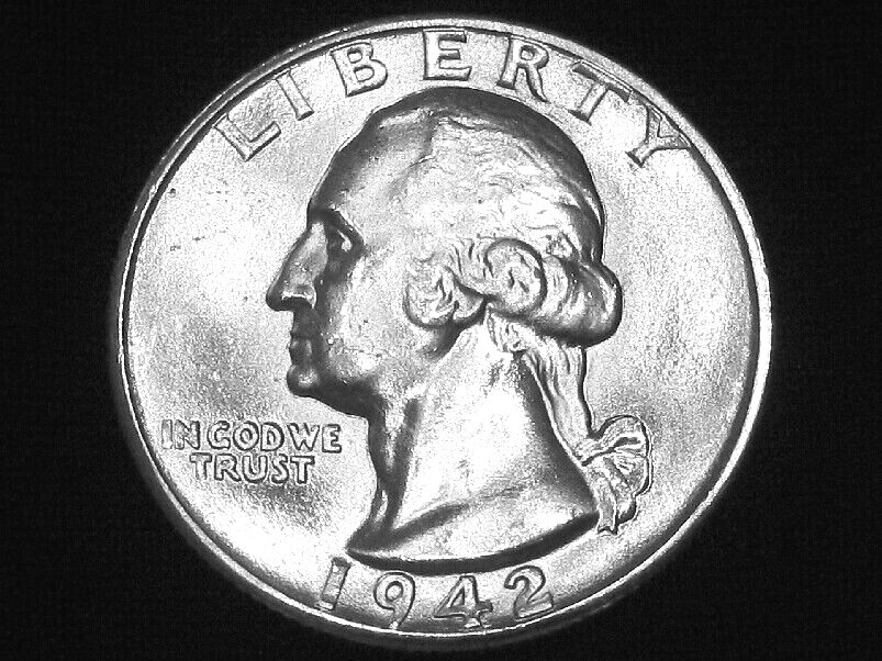 1942-D Washington Quarter --- Choice Uncirculated
